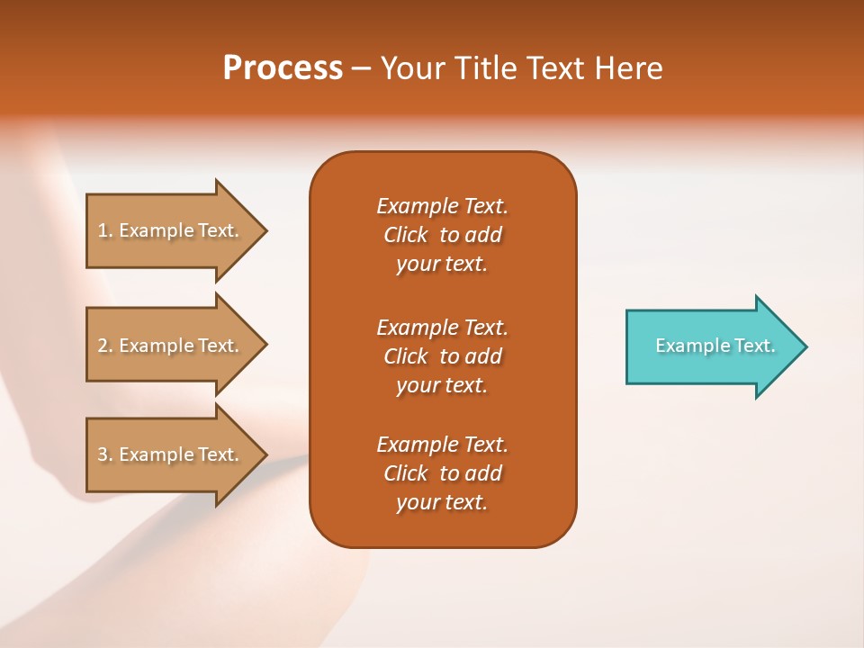 Young Woman Doing Yoga Moves Or Meditating On Tropical Ocean Beach PowerPoint Template