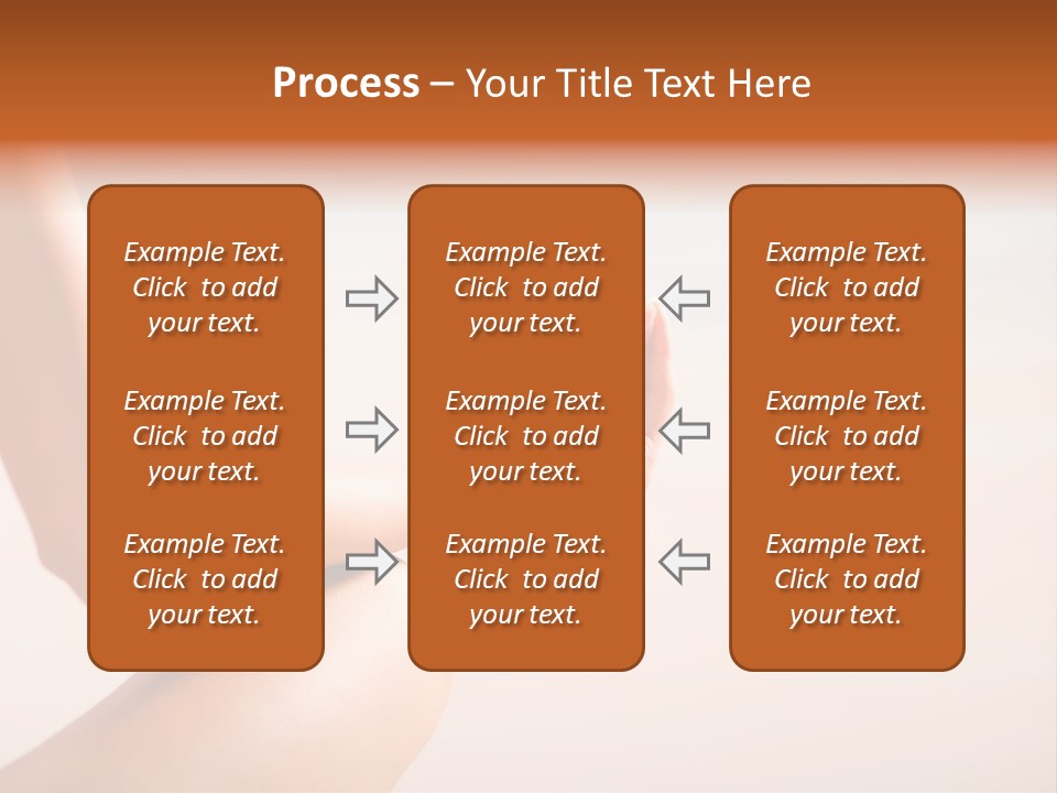 Young Woman Doing Yoga Moves Or Meditating On Tropical Ocean Beach PowerPoint Template