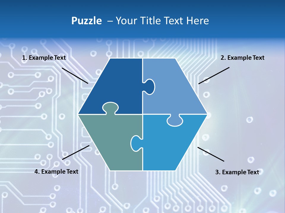 High Technology - Computer Electronics (Macro) PowerPoint Template