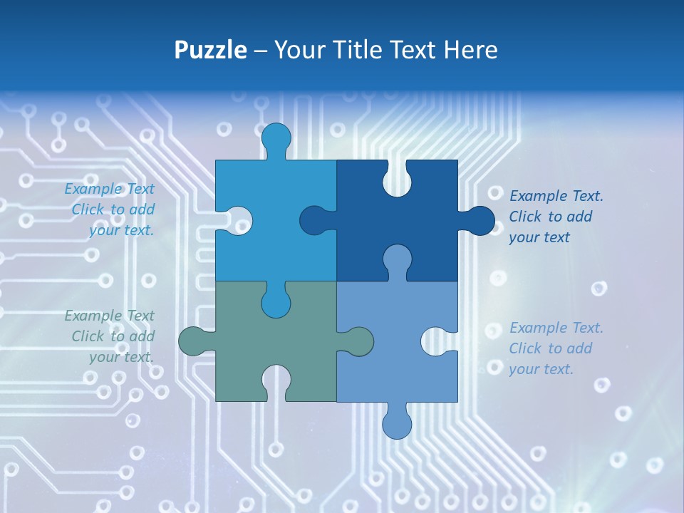 High Technology - Computer Electronics (Macro) PowerPoint Template