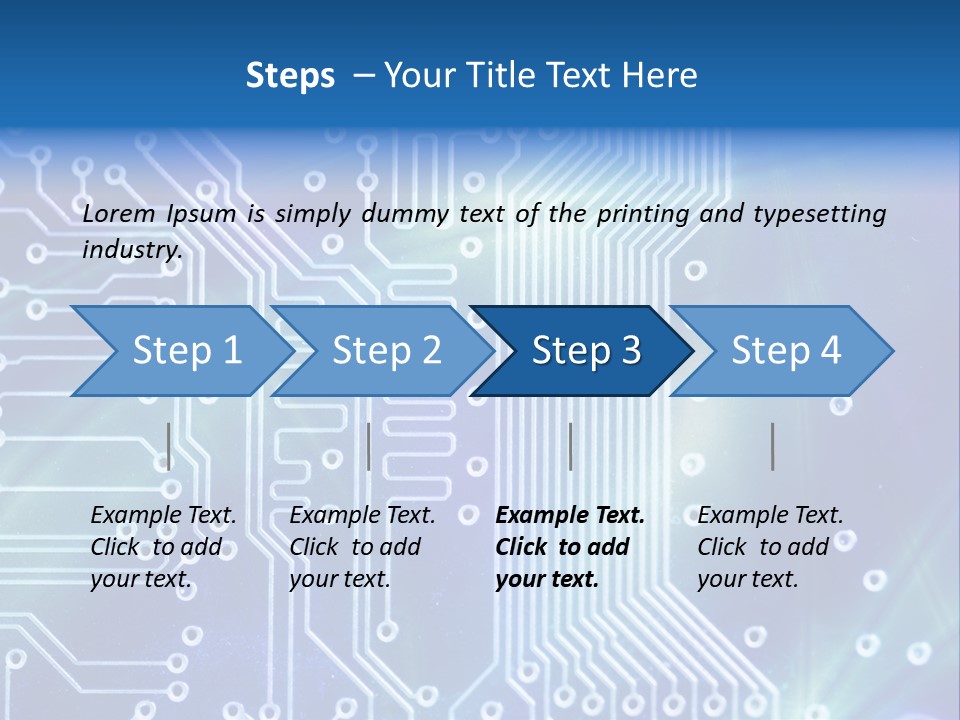High Technology - Computer Electronics (Macro) PowerPoint Template