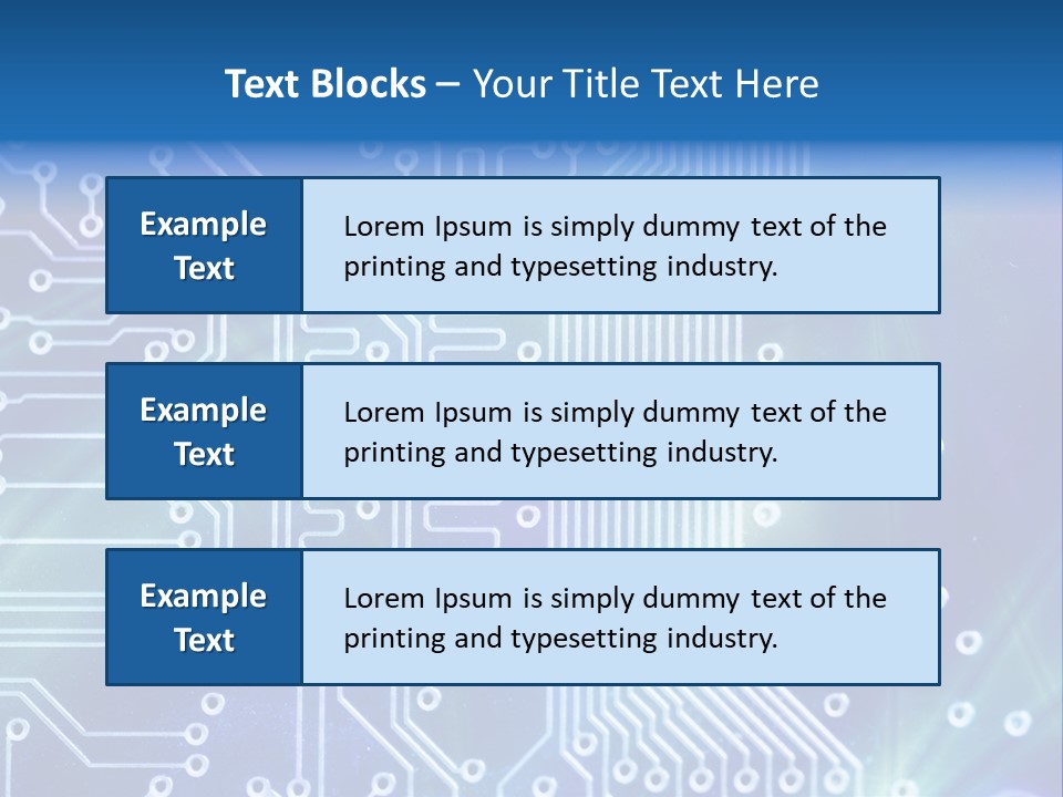 High Technology - Computer Electronics (Macro) PowerPoint Template