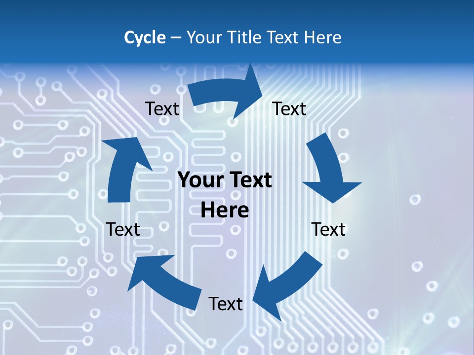 High Technology - Computer Electronics (Macro) PowerPoint Template