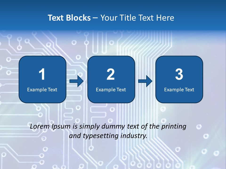 High Technology - Computer Electronics (Macro) PowerPoint Template
