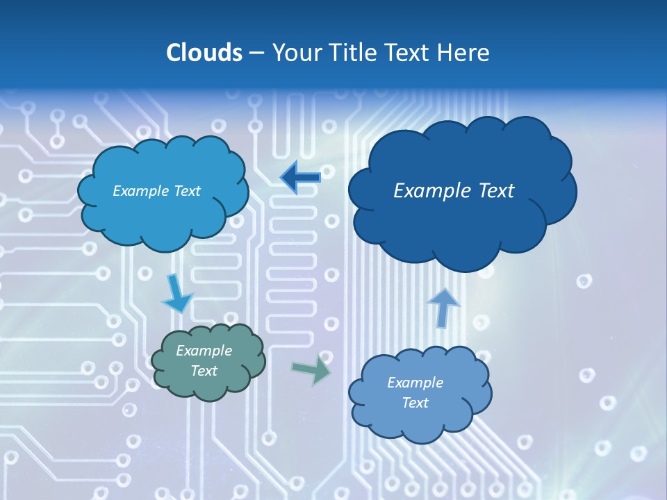 High Technology - Computer Electronics (Macro) PowerPoint Template