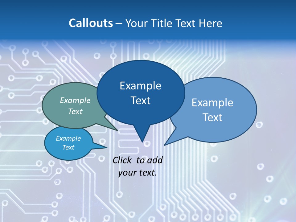 High Technology - Computer Electronics (Macro) PowerPoint Template
