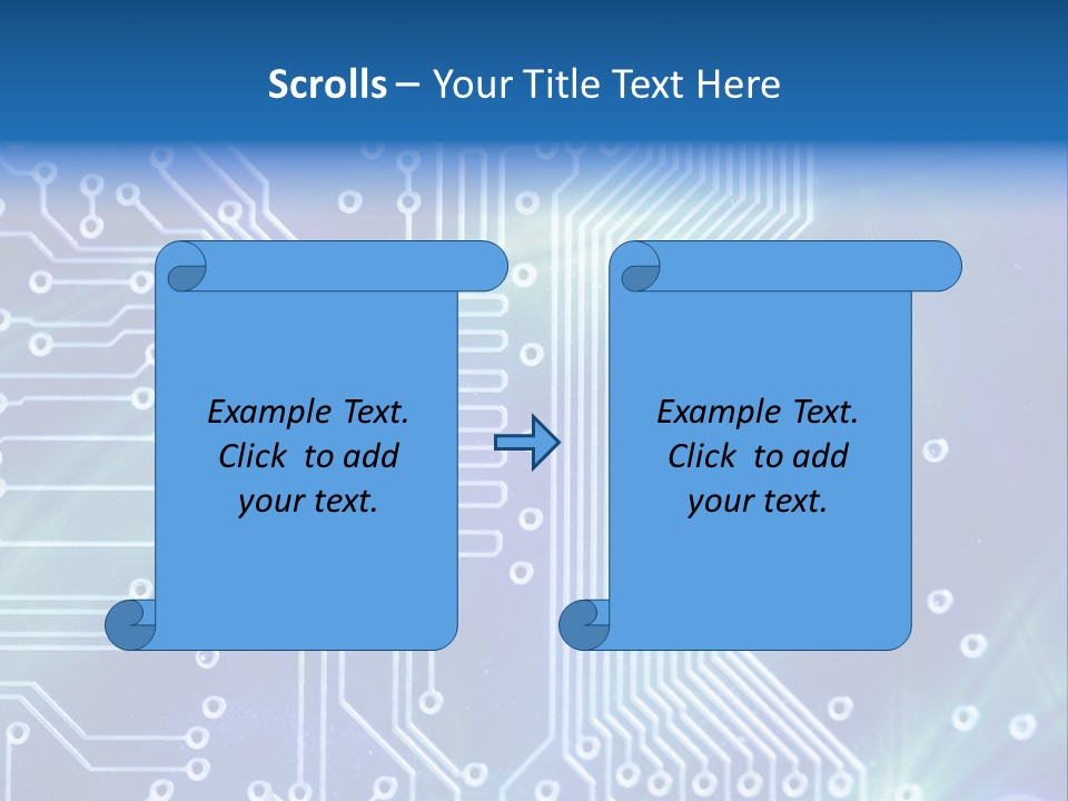 High Technology - Computer Electronics (Macro) PowerPoint Template