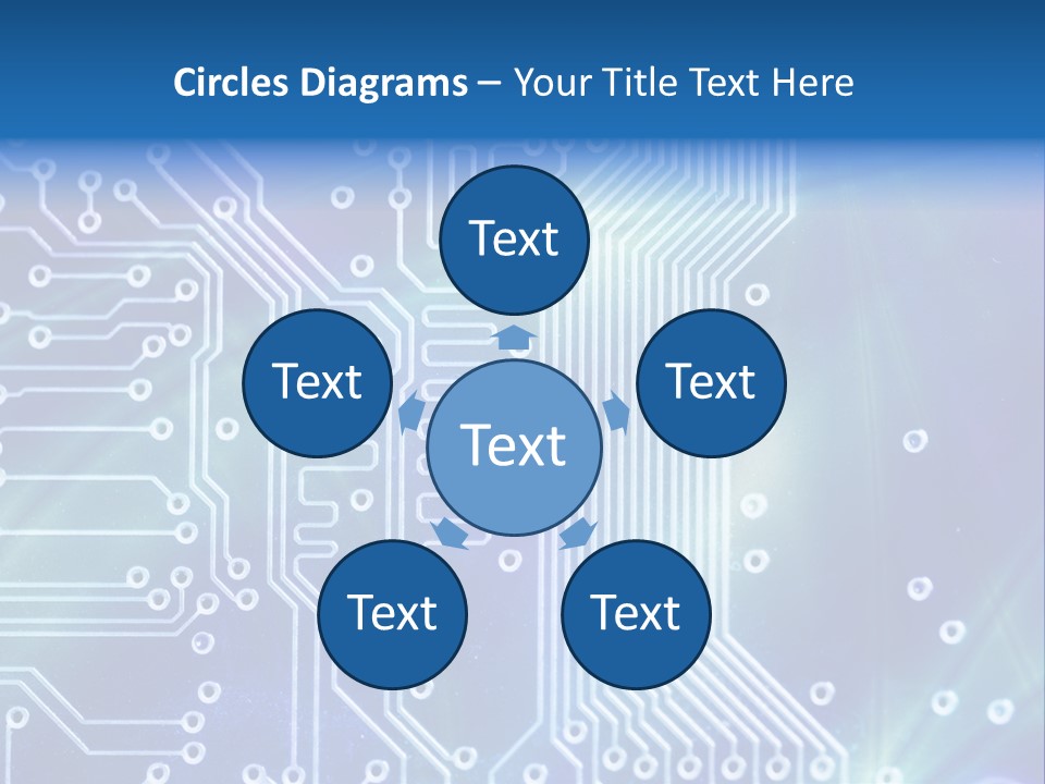 High Technology - Computer Electronics (Macro) PowerPoint Template