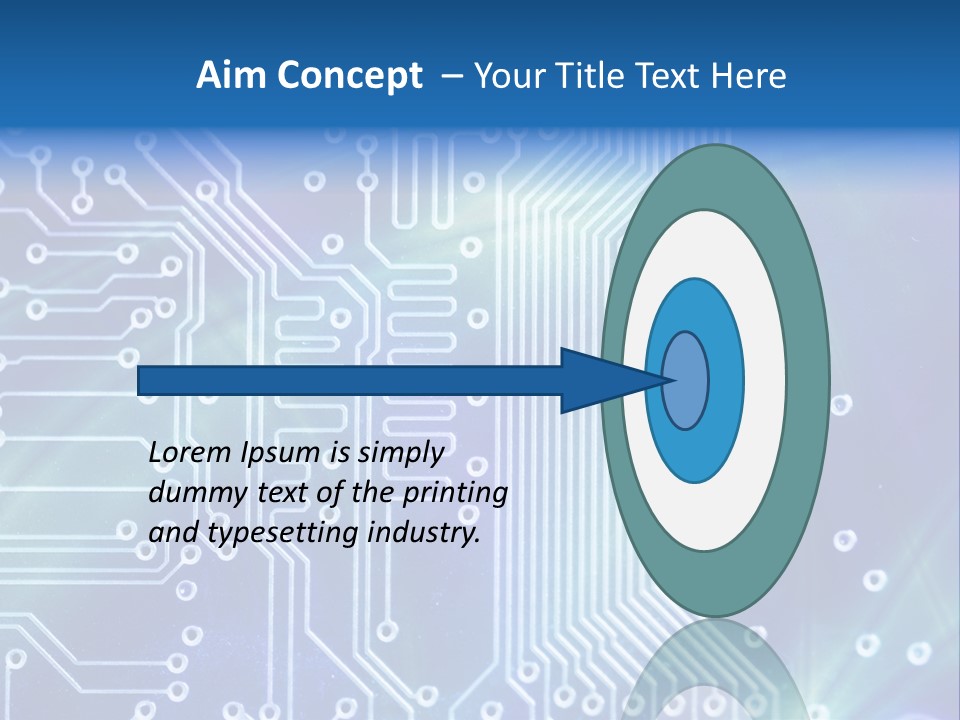 High Technology - Computer Electronics (Macro) PowerPoint Template