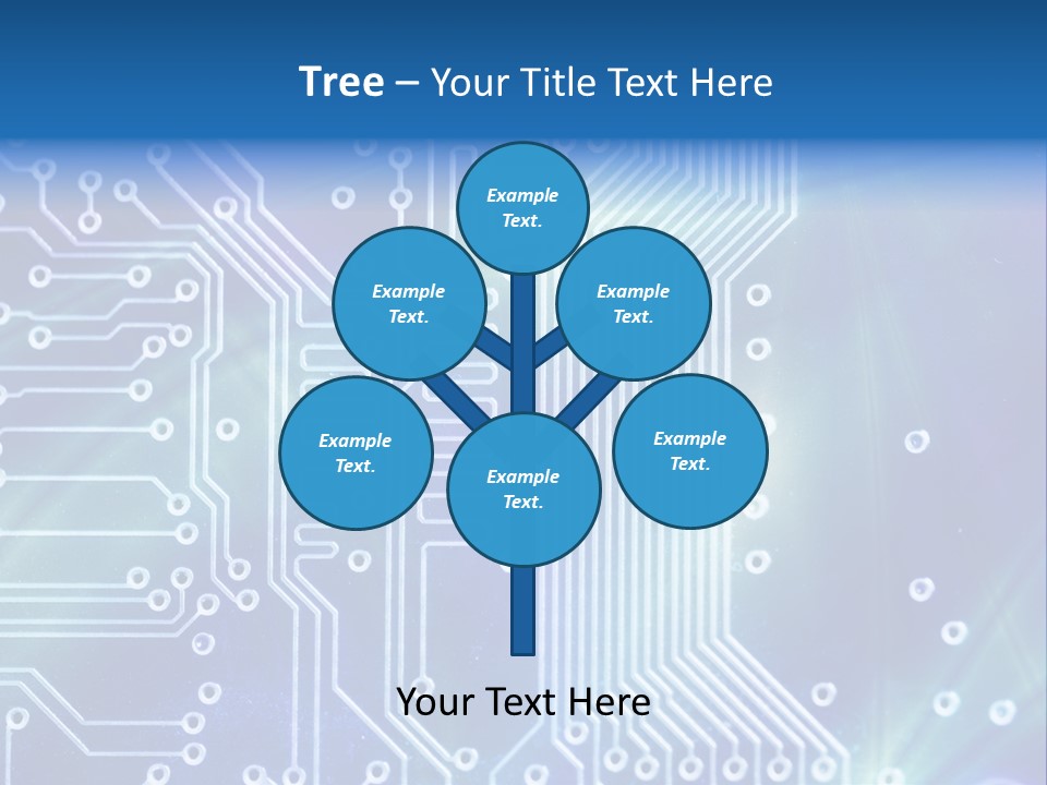 High Technology - Computer Electronics (Macro) PowerPoint Template