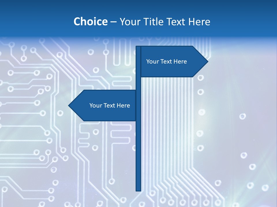 High Technology - Computer Electronics (Macro) PowerPoint Template