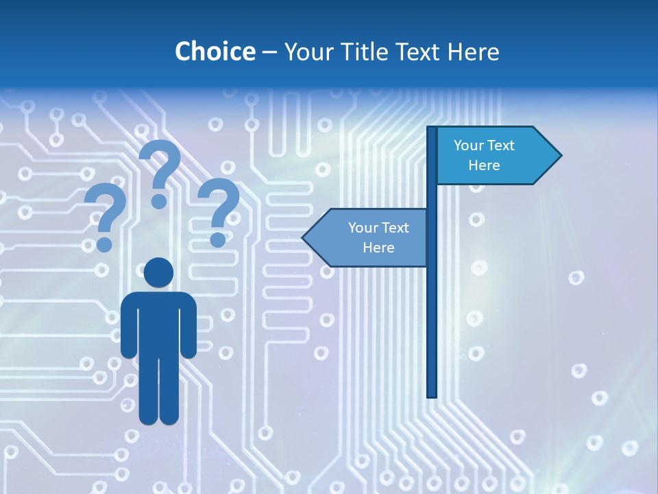 High Technology - Computer Electronics (Macro) PowerPoint Template