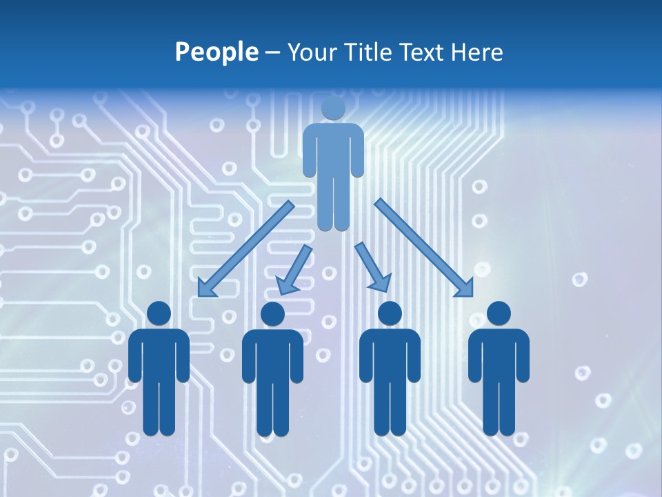 High Technology - Computer Electronics (Macro) PowerPoint Template