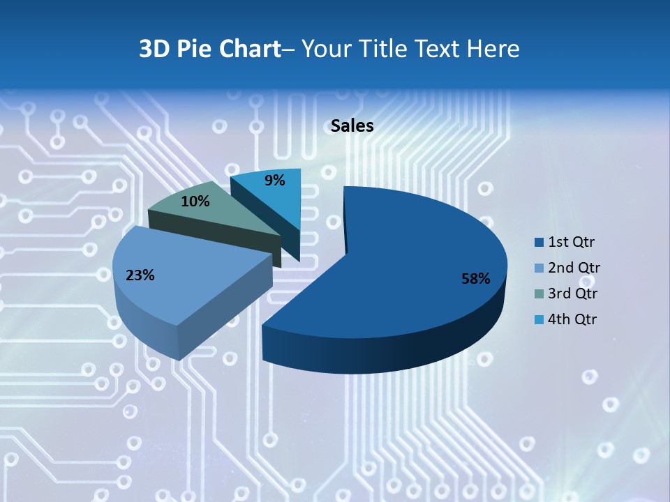 High Technology - Computer Electronics (Macro) PowerPoint Template
