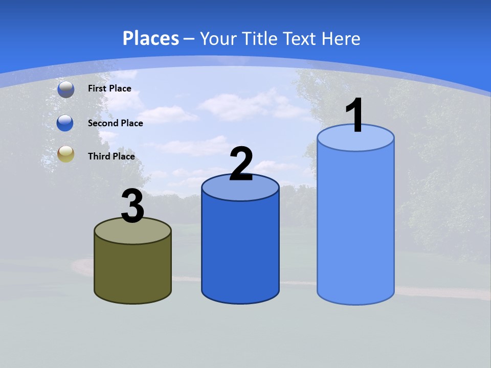 The Perfect Golf Course PowerPoint Template
