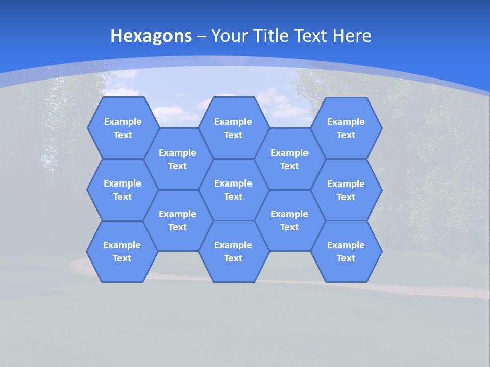 The Perfect Golf Course PowerPoint Template