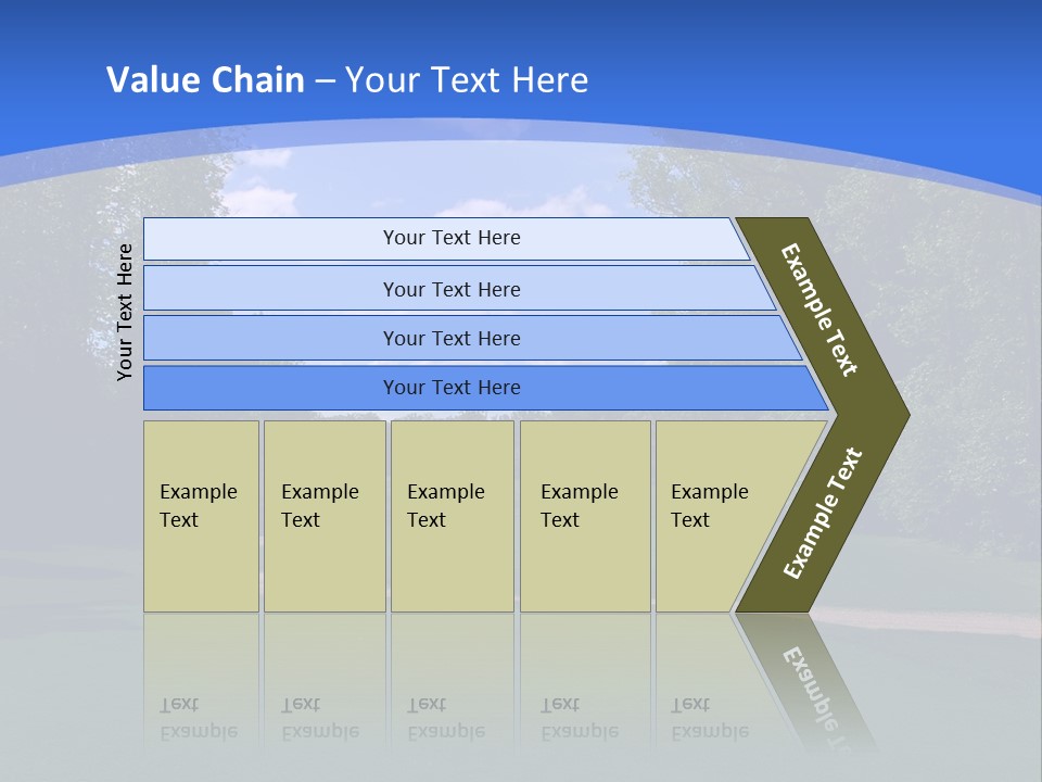 The Perfect Golf Course PowerPoint Template