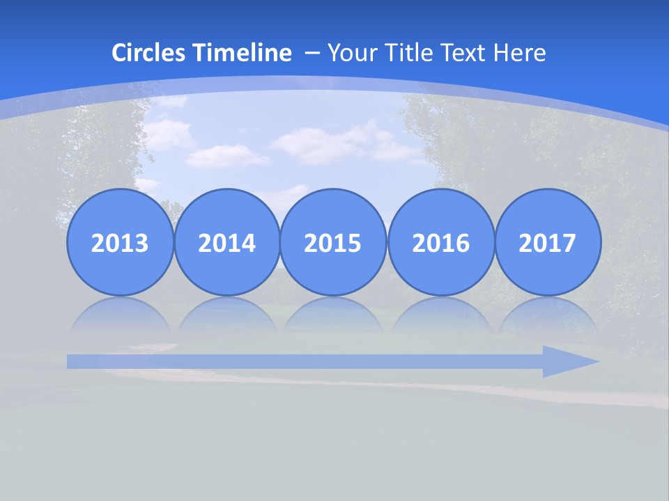 The Perfect Golf Course PowerPoint Template