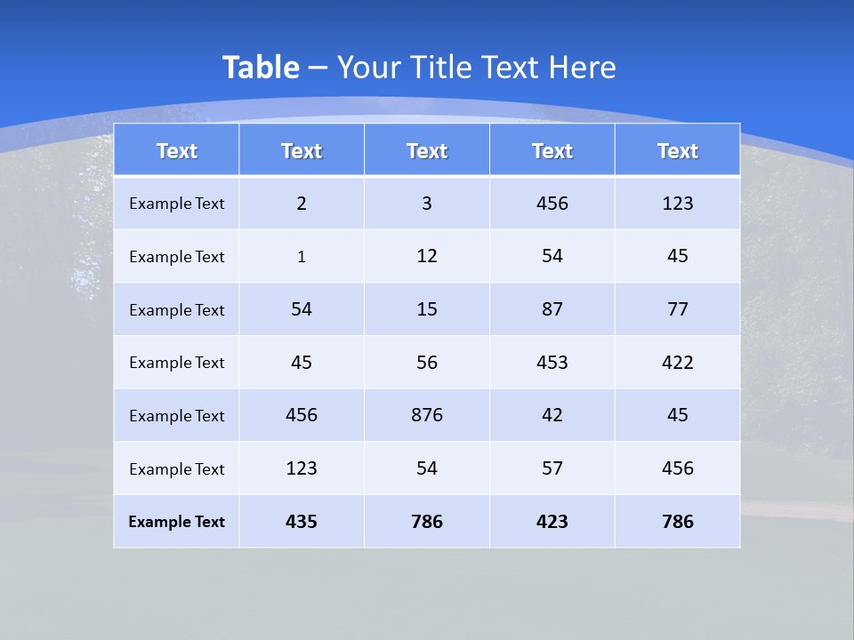 The Perfect Golf Course PowerPoint Template