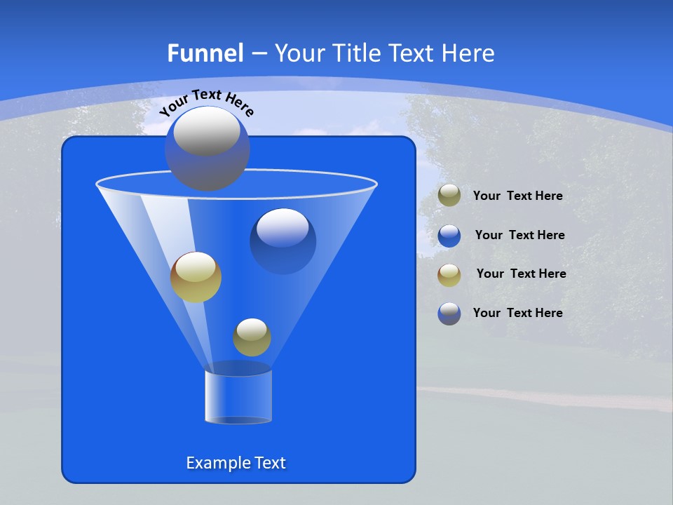 The Perfect Golf Course PowerPoint Template
