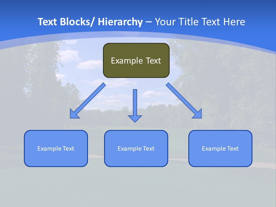 The Perfect Golf Course PowerPoint Template