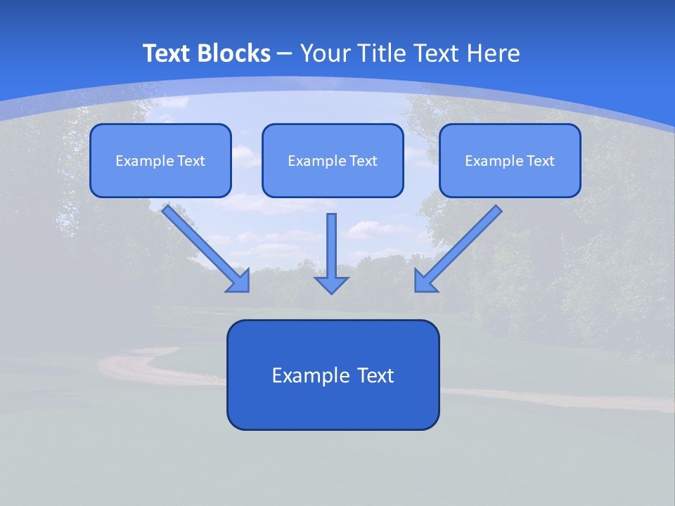 The Perfect Golf Course PowerPoint Template
