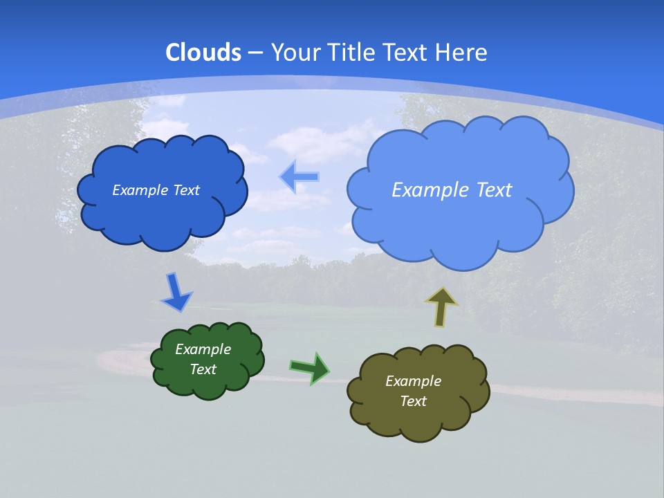 The Perfect Golf Course PowerPoint Template