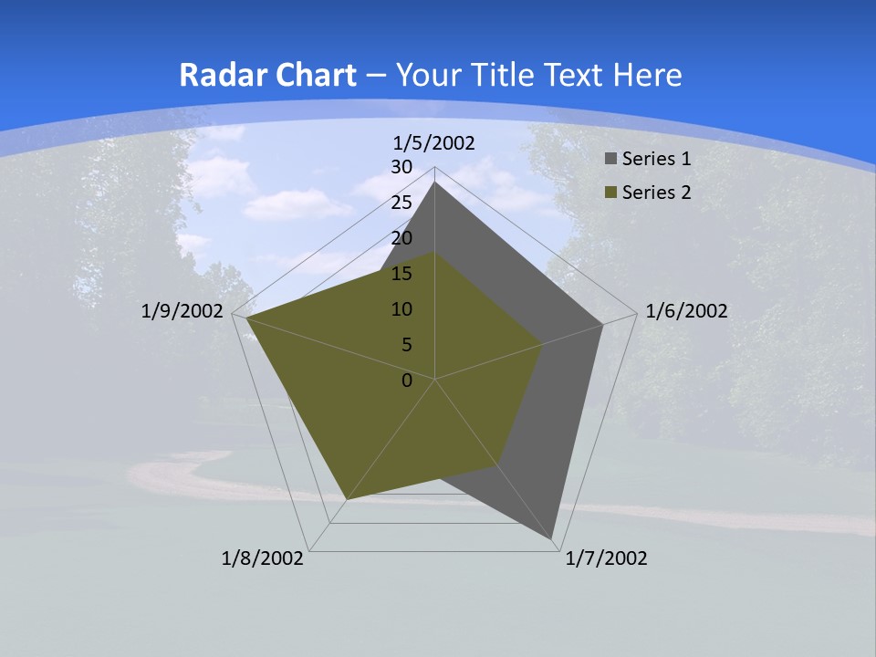 The Perfect Golf Course PowerPoint Template