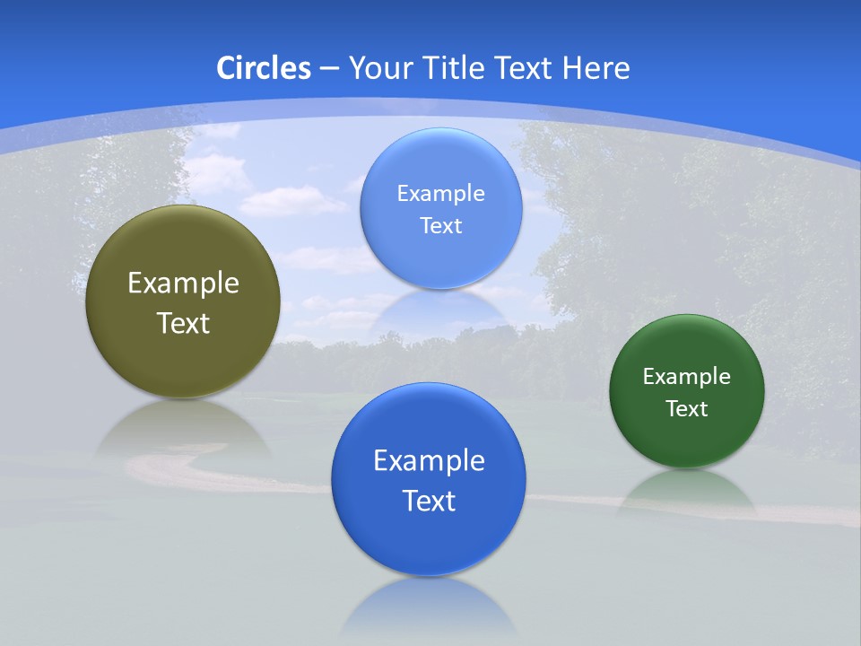 The Perfect Golf Course PowerPoint Template