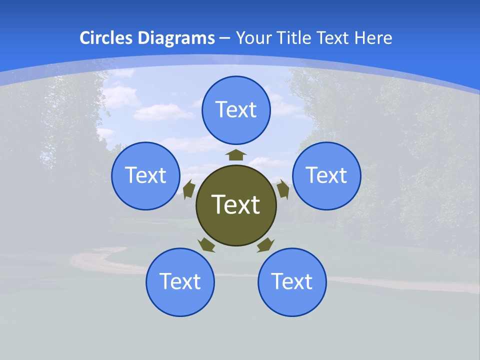 The Perfect Golf Course PowerPoint Template