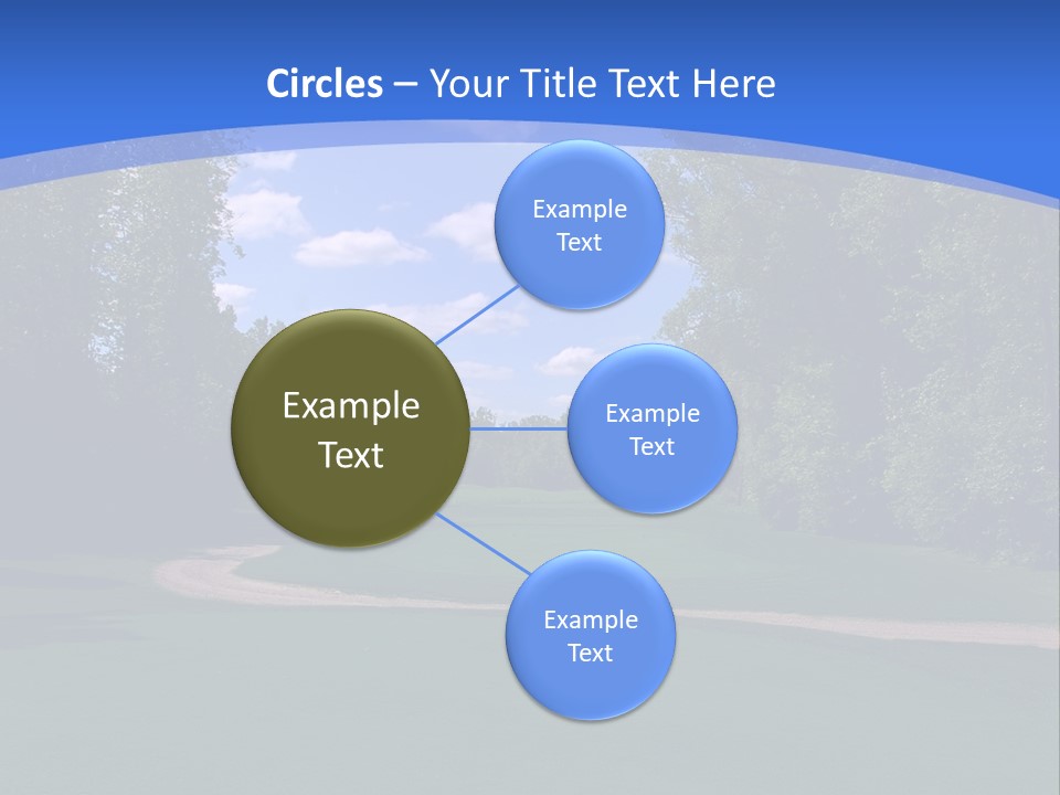 The Perfect Golf Course PowerPoint Template