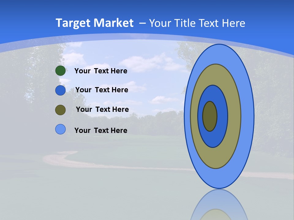 The Perfect Golf Course PowerPoint Template