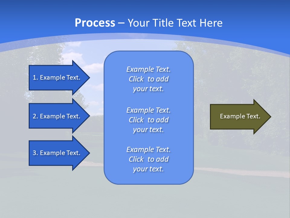 The Perfect Golf Course PowerPoint Template
