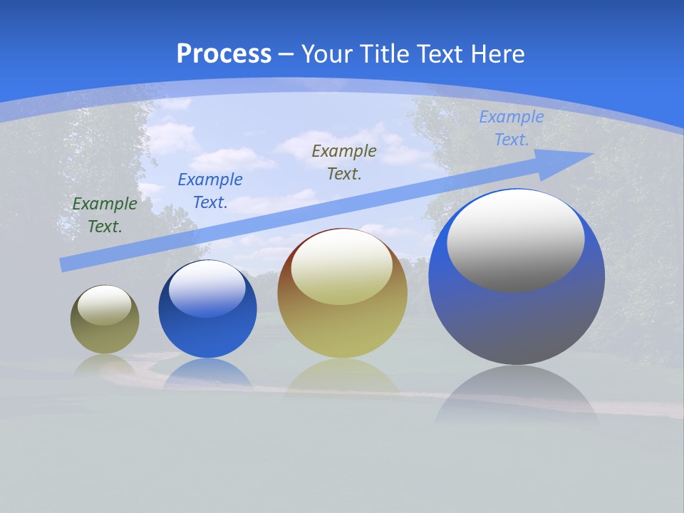 The Perfect Golf Course PowerPoint Template