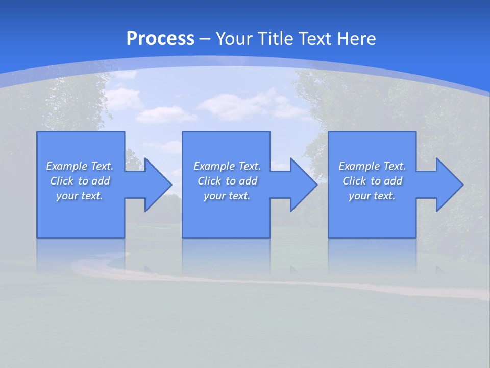 The Perfect Golf Course PowerPoint Template