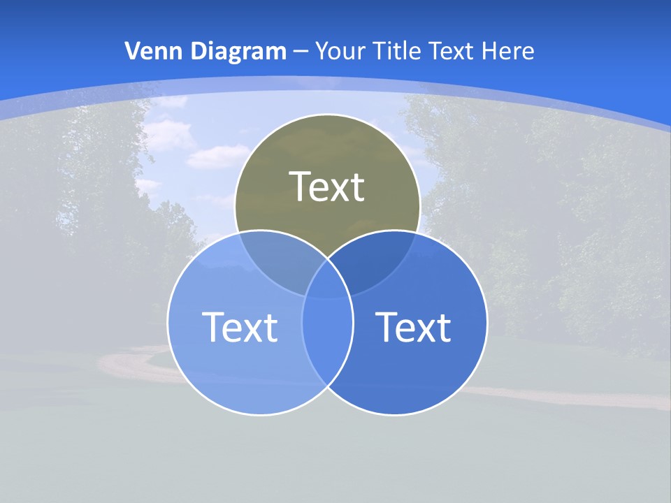 The Perfect Golf Course PowerPoint Template