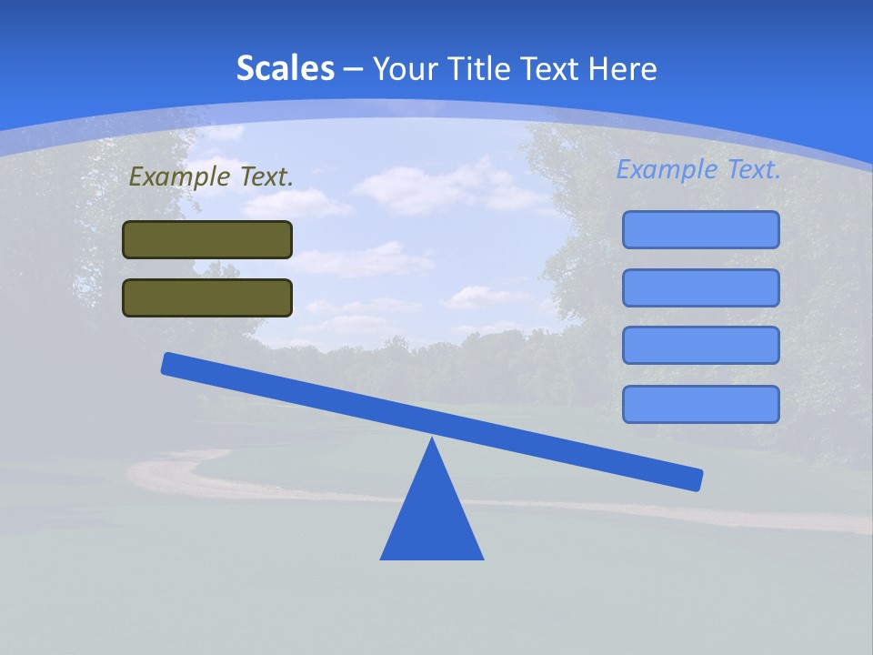 The Perfect Golf Course PowerPoint Template