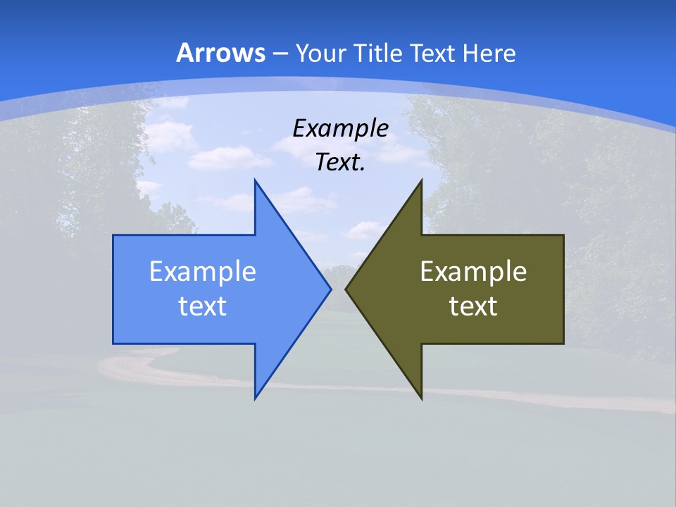 The Perfect Golf Course PowerPoint Template