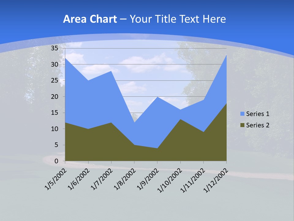 The Perfect Golf Course PowerPoint Template