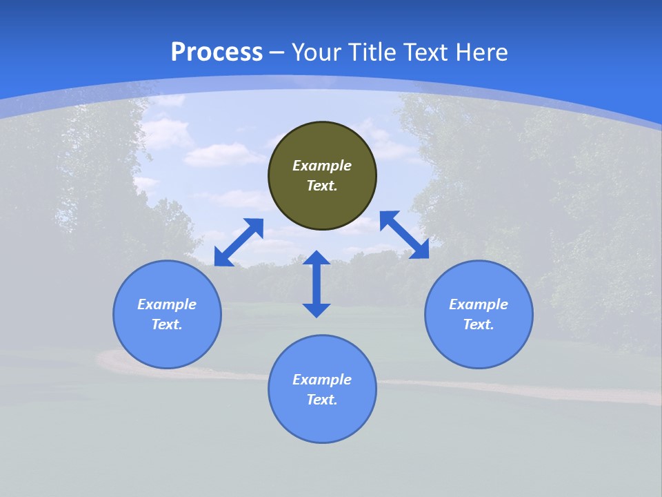 The Perfect Golf Course PowerPoint Template