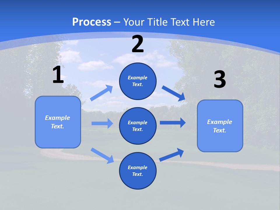 The Perfect Golf Course PowerPoint Template