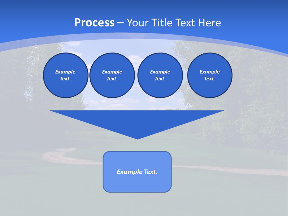 The Perfect Golf Course PowerPoint Template