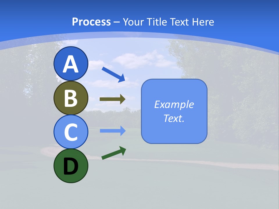The Perfect Golf Course PowerPoint Template