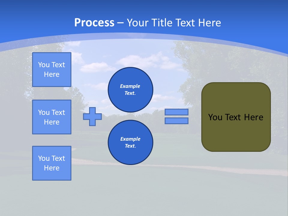 The Perfect Golf Course PowerPoint Template