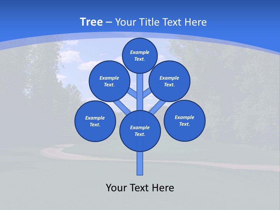 The Perfect Golf Course PowerPoint Template