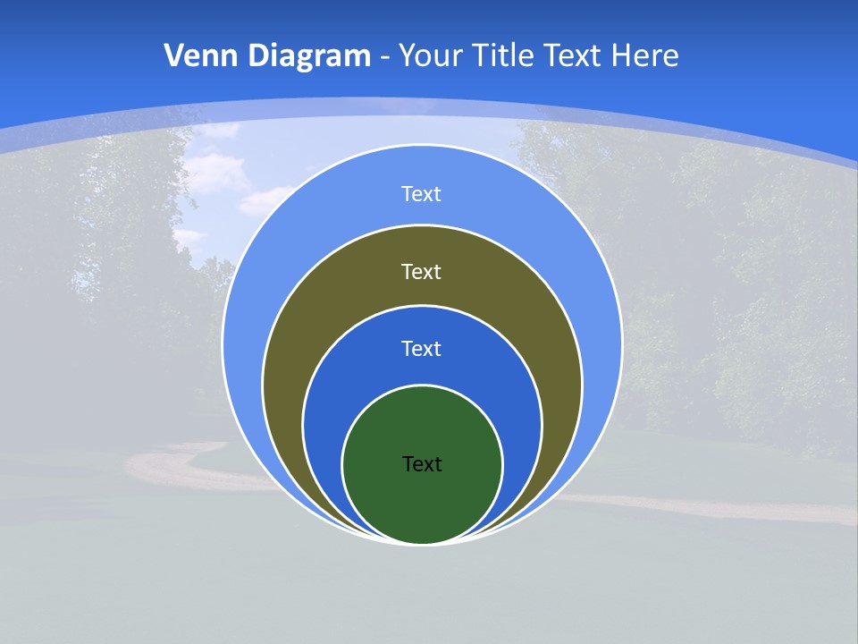 The Perfect Golf Course PowerPoint Template