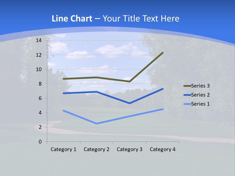 The Perfect Golf Course PowerPoint Template