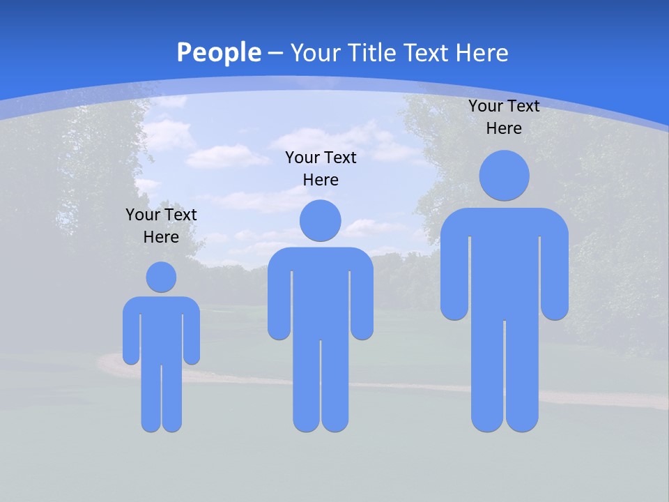 The Perfect Golf Course PowerPoint Template