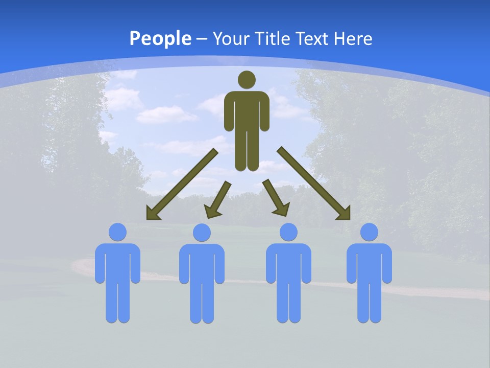 The Perfect Golf Course PowerPoint Template