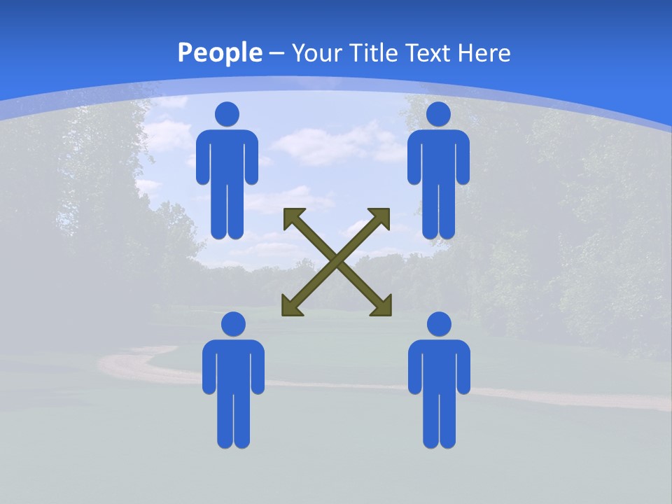 The Perfect Golf Course PowerPoint Template